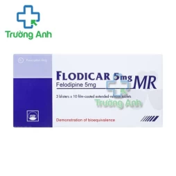 Flodicar 5mg MR Pymepharco - Thuốc điều trị tăng huyết áp